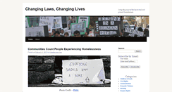 Desktop Screenshot of homelessnesslaw.org